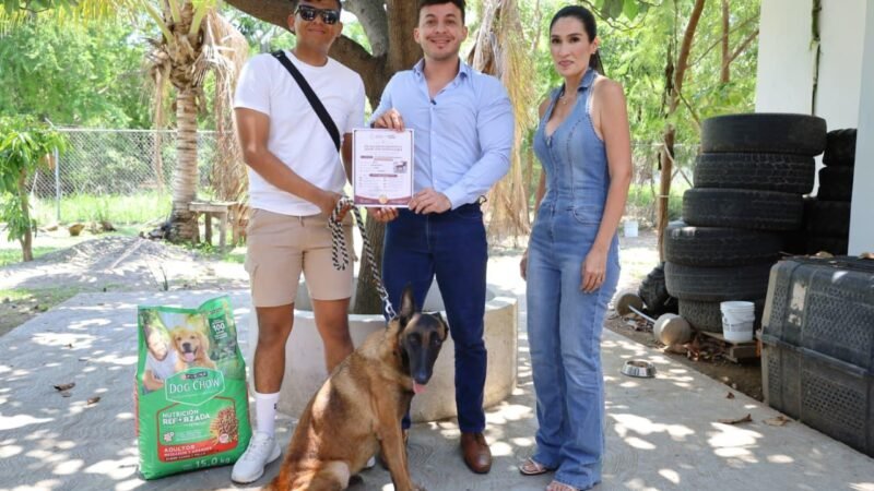 Israel Santillán fortalece el bienestar animal con más adopciones responsables