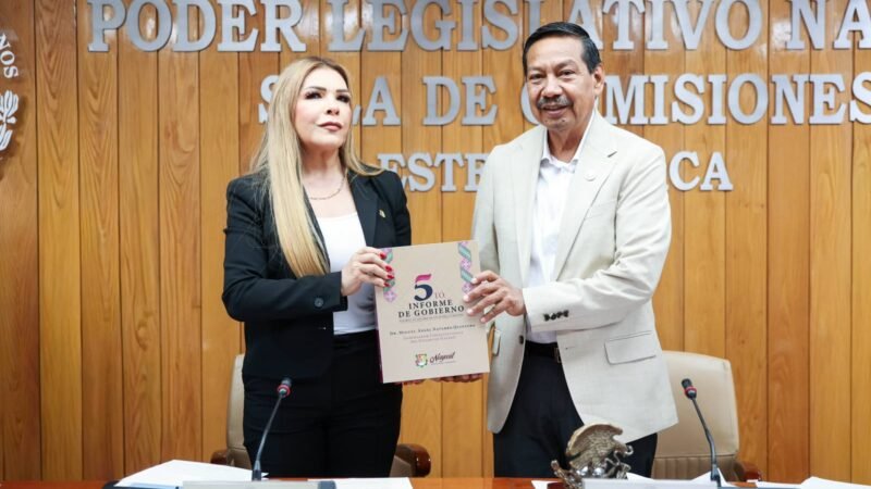 Recibe Poder Legislativo V Informe de Gobierno
